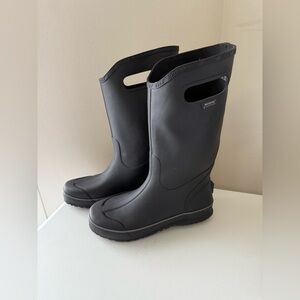 Bogs | Mens SZ 10 | Classic Black Tall Rubber Rain Boots | 525540